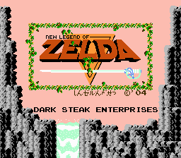 Shin Zelda Densetsu Final Title Screen